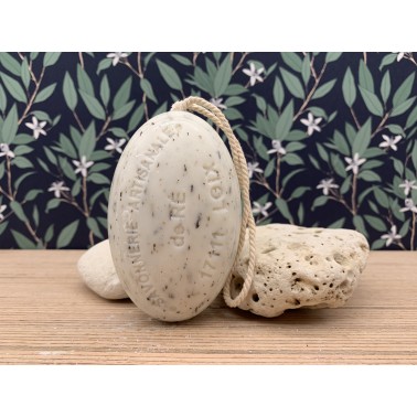 savon parfumé menthe cordelette